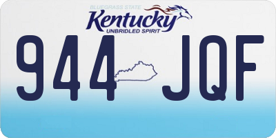 KY license plate 944JQF