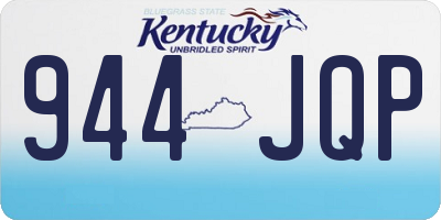 KY license plate 944JQP