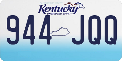 KY license plate 944JQQ