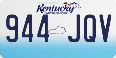 KY license plate 944JQV