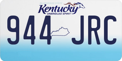 KY license plate 944JRC