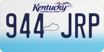 KY license plate 944JRP