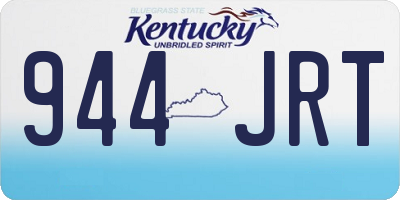 KY license plate 944JRT