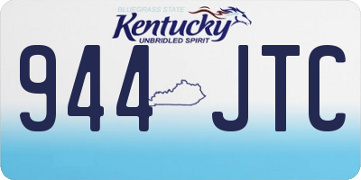 KY license plate 944JTC