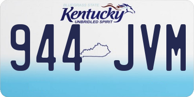 KY license plate 944JVM
