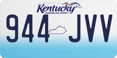KY license plate 944JVV