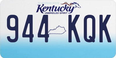KY license plate 944KQK