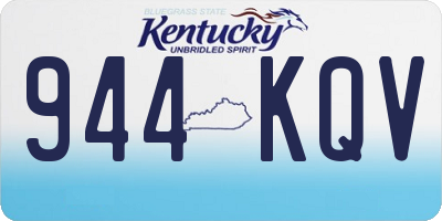 KY license plate 944KQV