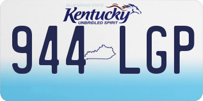 KY license plate 944LGP