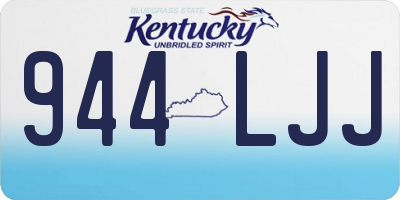KY license plate 944LJJ