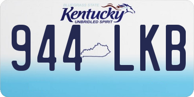 KY license plate 944LKB