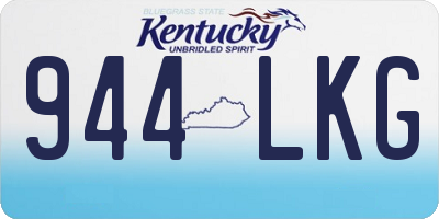KY license plate 944LKG