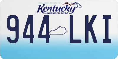KY license plate 944LKI