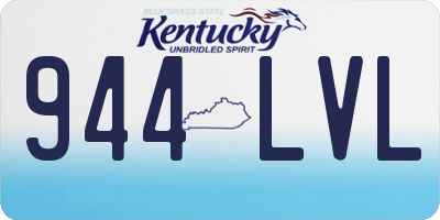 KY license plate 944LVL