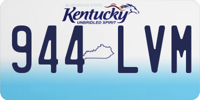 KY license plate 944LVM