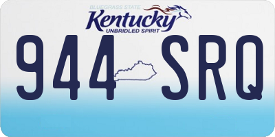 KY license plate 944SRQ