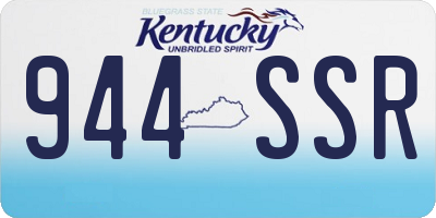 KY license plate 944SSR