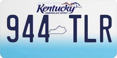 KY license plate 944TLR