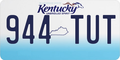 KY license plate 944TUT