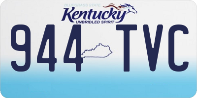 KY license plate 944TVC