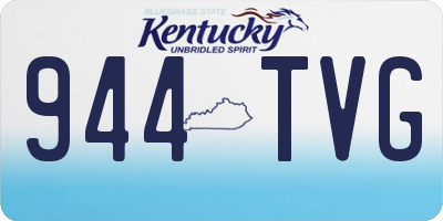 KY license plate 944TVG
