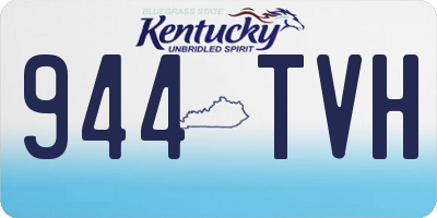 KY license plate 944TVH