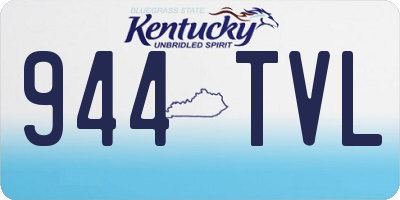 KY license plate 944TVL
