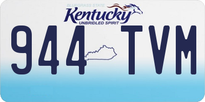 KY license plate 944TVM
