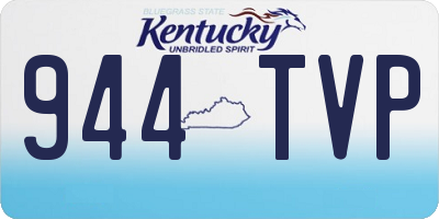 KY license plate 944TVP
