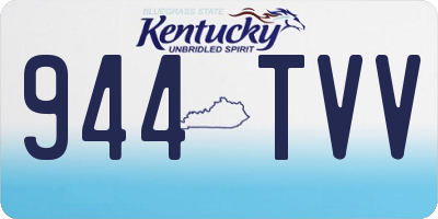 KY license plate 944TVV