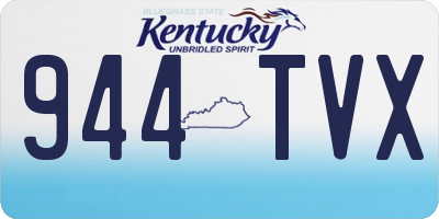 KY license plate 944TVX