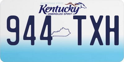 KY license plate 944TXH