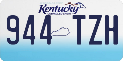 KY license plate 944TZH