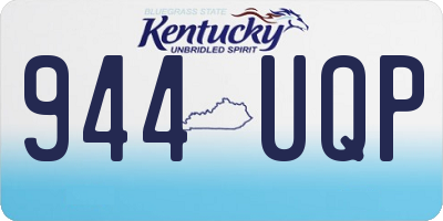 KY license plate 944UQP