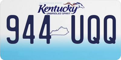 KY license plate 944UQQ