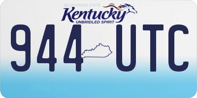 KY license plate 944UTC