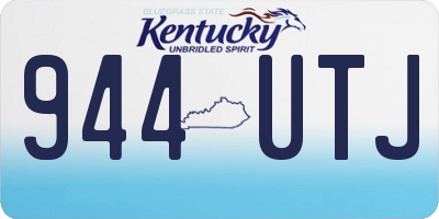 KY license plate 944UTJ