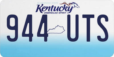 KY license plate 944UTS