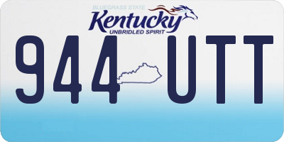 KY license plate 944UTT