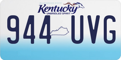 KY license plate 944UVG