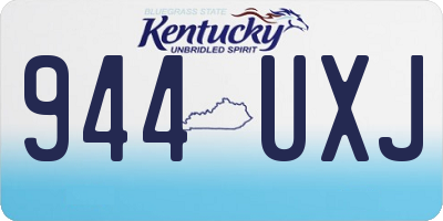 KY license plate 944UXJ