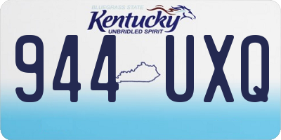 KY license plate 944UXQ