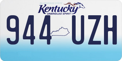 KY license plate 944UZH