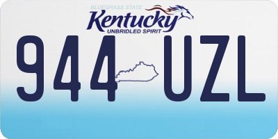 KY license plate 944UZL