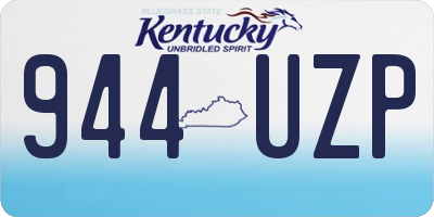 KY license plate 944UZP