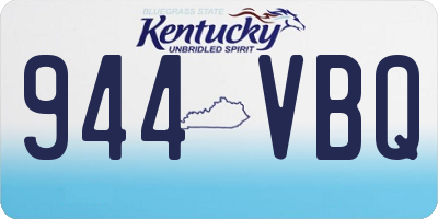 KY license plate 944VBQ