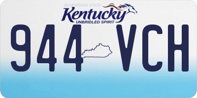 KY license plate 944VCH