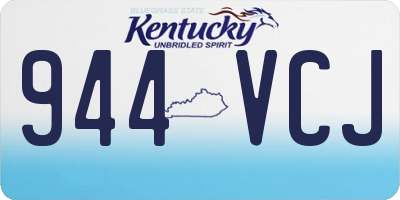KY license plate 944VCJ