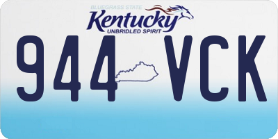 KY license plate 944VCK