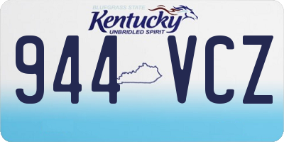 KY license plate 944VCZ